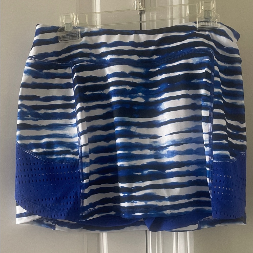 Tek Gear Blue and White Skort Size L
